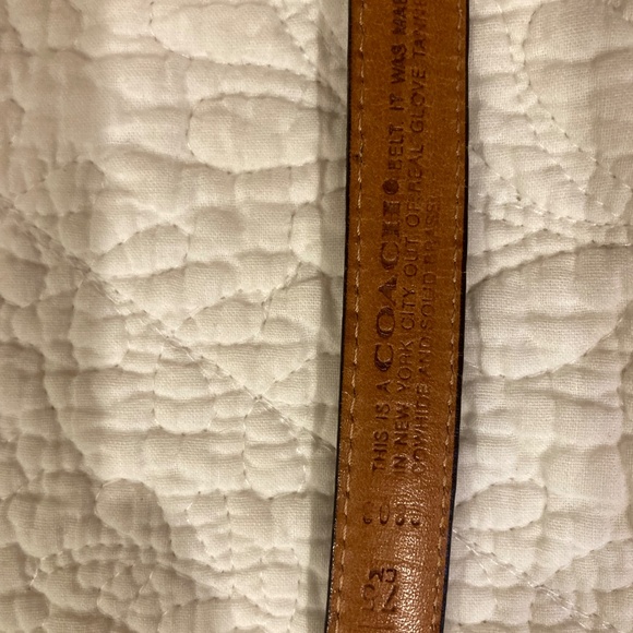 Coach leather belt - Picture 6 of 7
